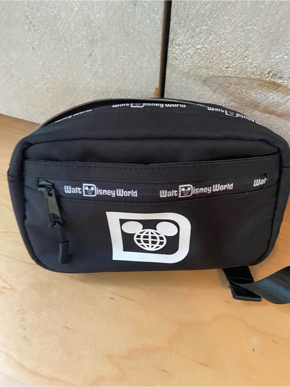 Walt Disney World Parks Disney World Black Bag Crossbody and Belt Bag.
